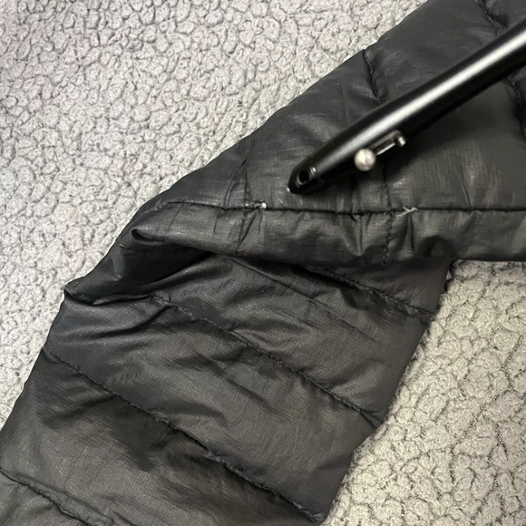 Patagonia Women’s SMALL Nano Puff Black Quilted Jacket Recycled Good Cond.*holes - Picture 8 of 14